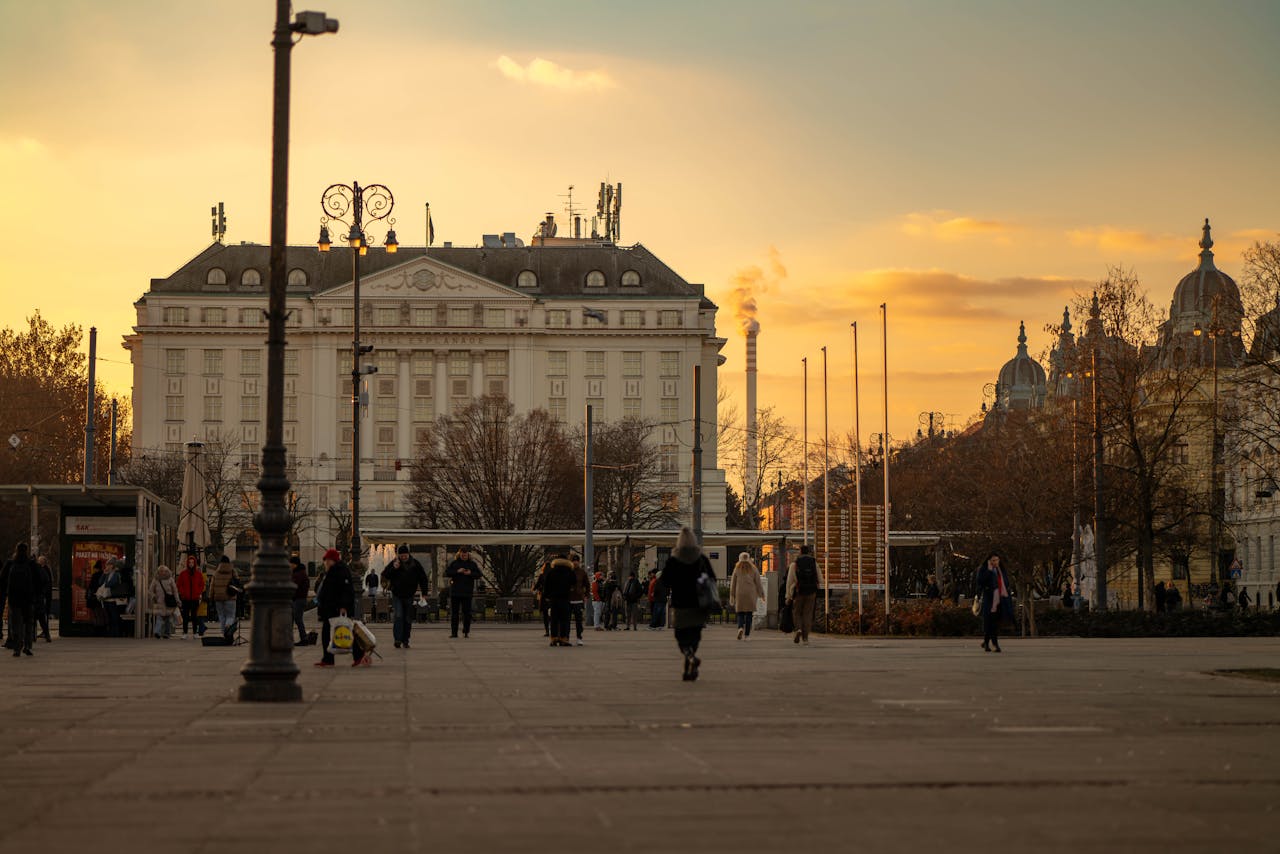 Zagreb Croatia old town with historic architecture