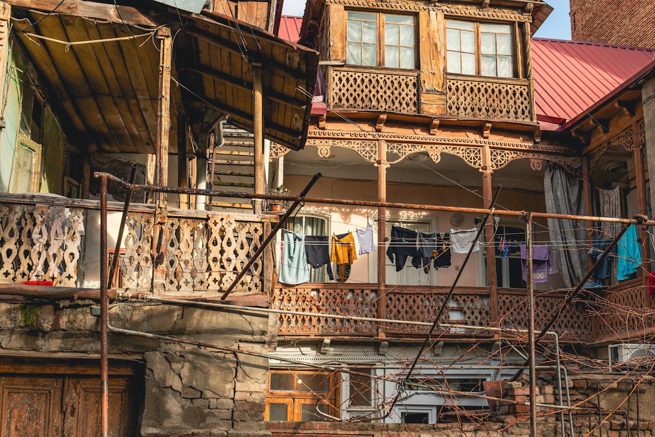 Tbilisi cafe street scene